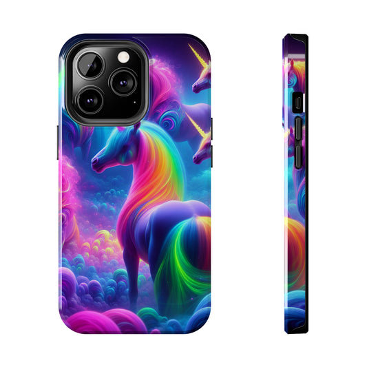 "Dreamworld Enchantment" NEON Unicorns Tough Phone Case