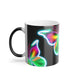 "Glowing Fauna Spectacle" Neon Butterflies 11oz Color Morphing Mug