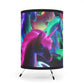 "Neon Unicorn Reception" - NEON Unicorns Art Tripod Lamp