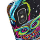 "Neon Nocturne" NEON Owls Tough Phone Case