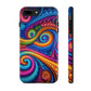 Neon Infinity Illusionz. Trippy Infinity Patterns Tough Phone Case