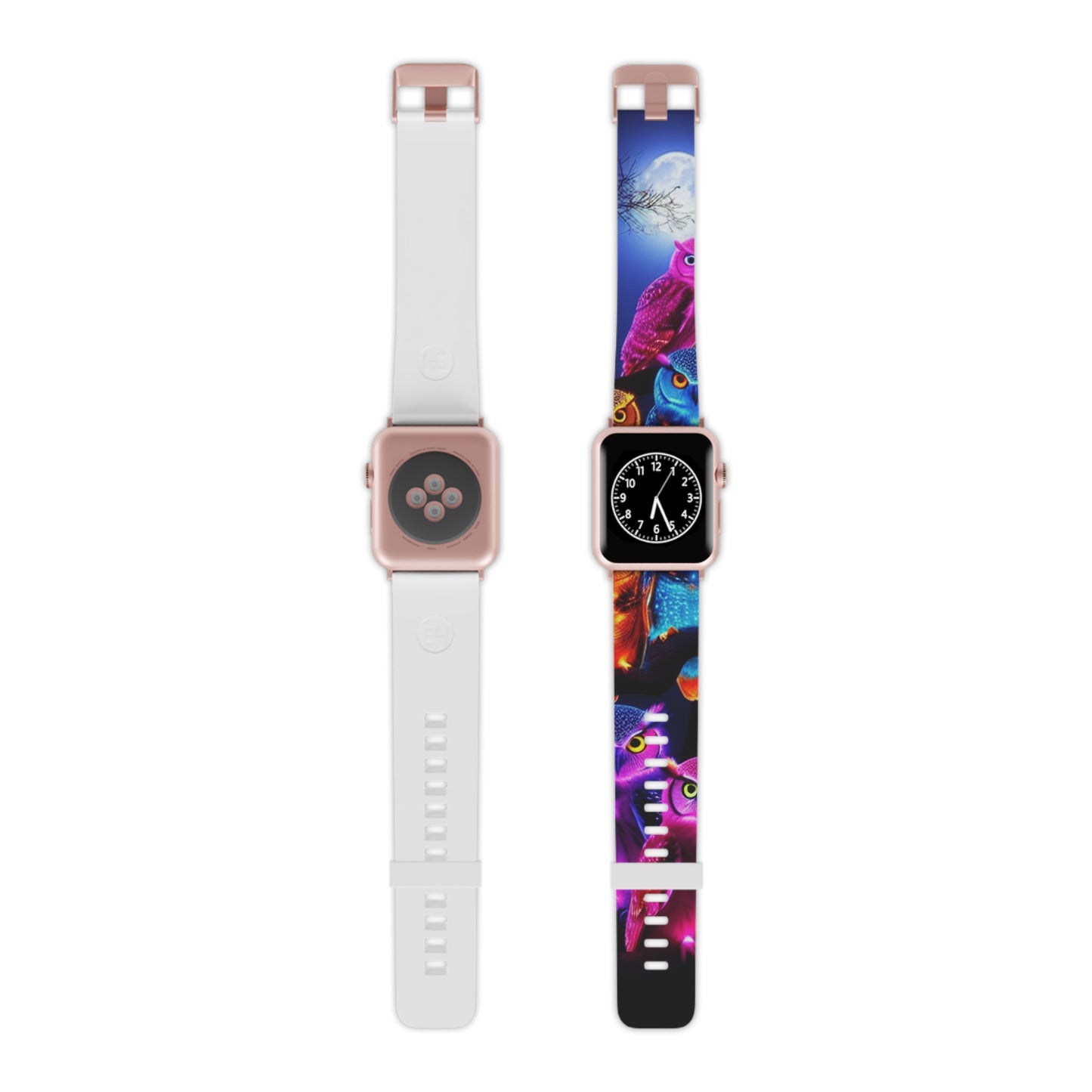 "Owletopia" - NEON Owls Iwatch Band