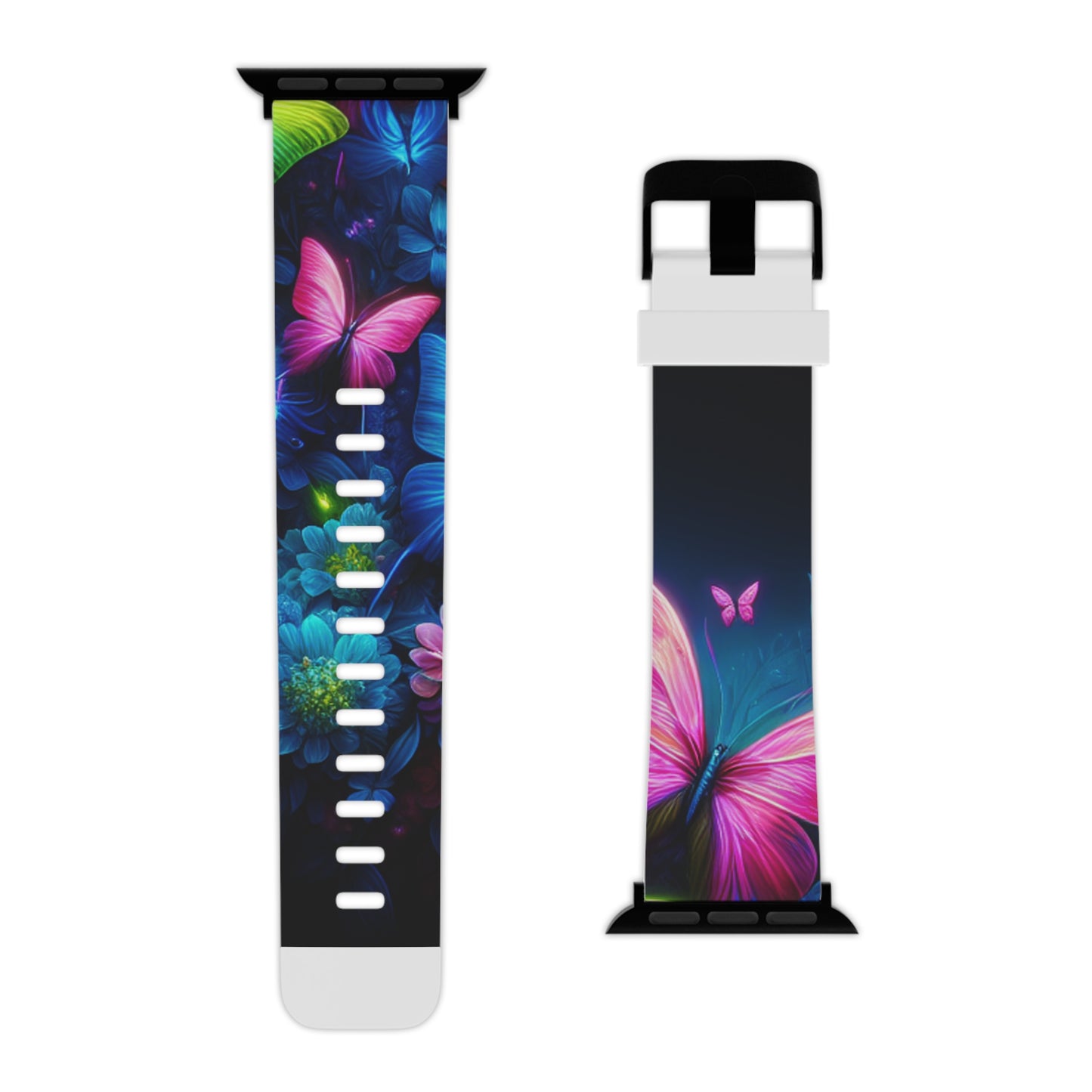 "Neon Dreams" - NEON Butterflies Iwatch Band