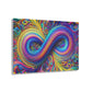 Cosmic Spirograph Symphony. Trippy infinity Pattern 1/4" Glossy Acrylic Art