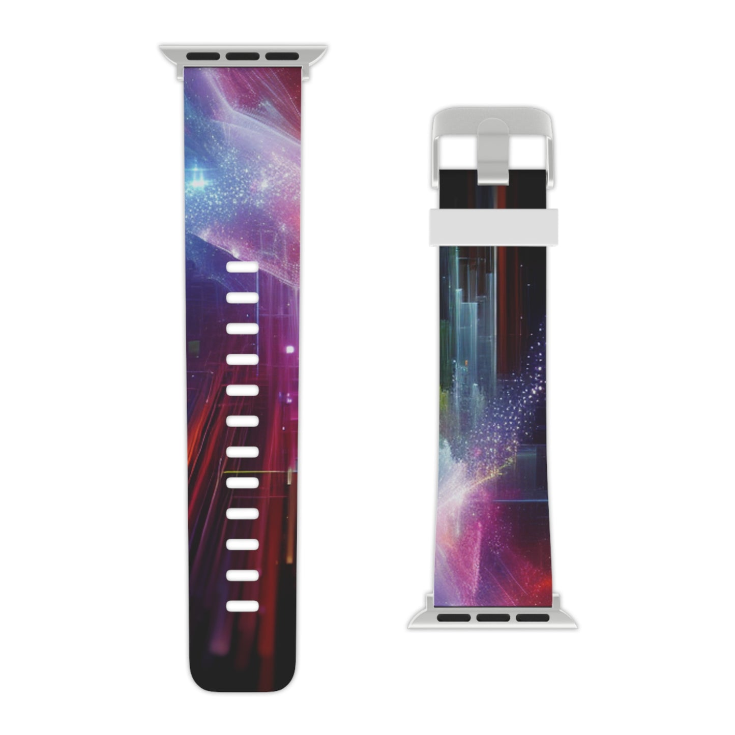 Electric Kaleidoscope - Trippy Infinity Patterns Iwatch Band