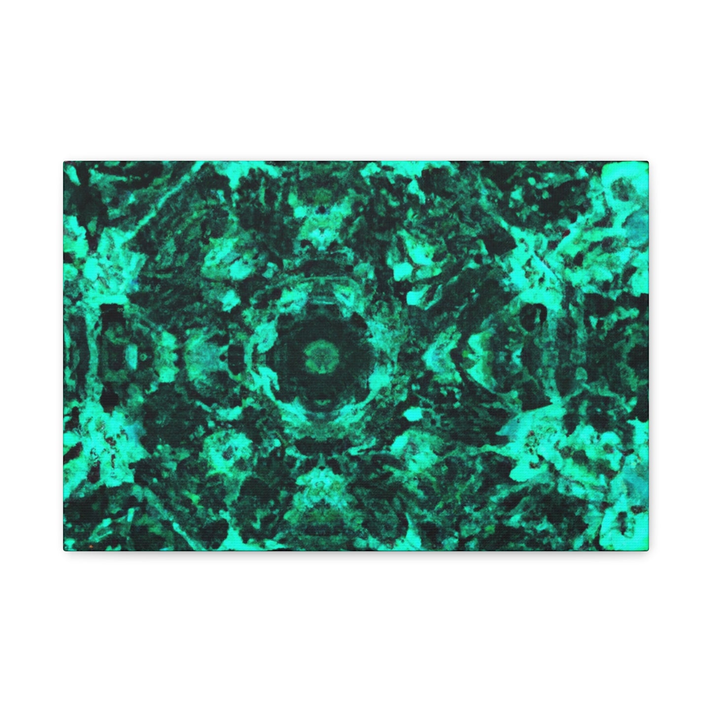 Cosmic Synesthesia Explosion. Trippy Infinity Patterns Art Canvas