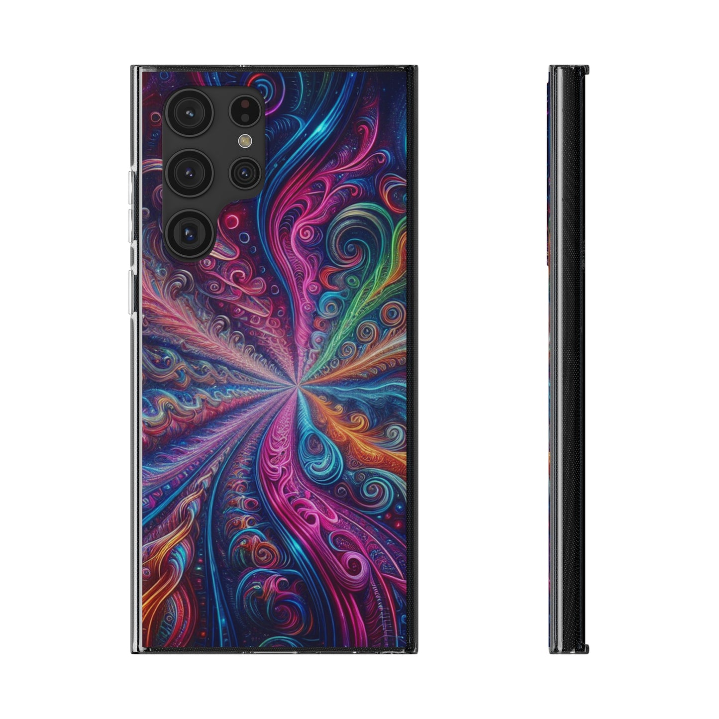 "Infinite Electrify" Infinity Patterns Art Polycarbonate Phone Case