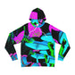"Neon Splendor" - Butterflies & Mushrooms AOP Hoodie