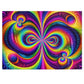VibNeoInfinPaint - Neon Trippy Infinity Patterns Puzzle 30, 110, 252, and 1000 Pieces