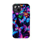 "Neon Flutterby Lights" NEON Butterflies Tough Phone Case