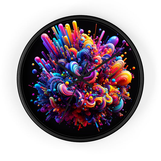 Eulalia Donatti - Trippy Infinity Patterns Wall Clock