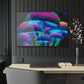 Neon Fungi Flourish. Mushrooms 1/4" Glossy Acrylic Art