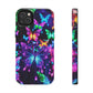 "Vibrance in Flight" NEON Butterflies Tough Phone Case