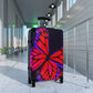 "Electric Spectrum Butterflies" - Neon Butterflies  Suitcase