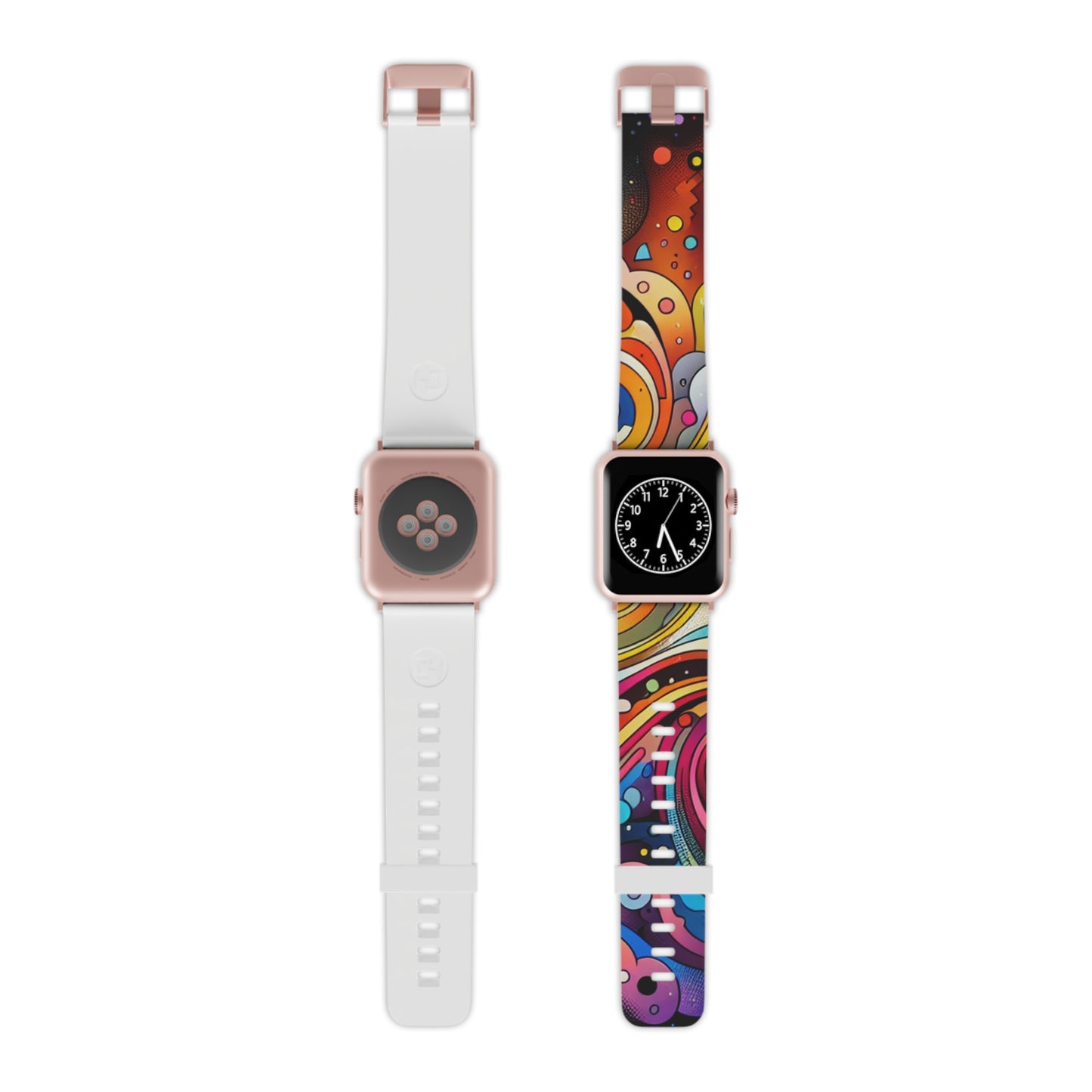 Neon Onslaught - Trippy Infinity Patterns Iwatch Band
