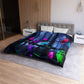 Gianni di Firenze - NEON Owls Microfiber Duvet Cover
