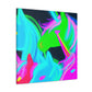 Neon Magical Joyride NEON Unicorns Art Canvas