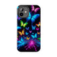 "Electric Flutterby Glow" NEON Butterflies Tough Phone Case