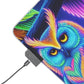 Neon Nightwatch NEON Owls Art LED Mousepad