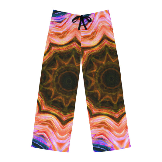 TDB Psychedelic Neon Vortex. Trippy Infinity Patterns Mens Pajama Pants