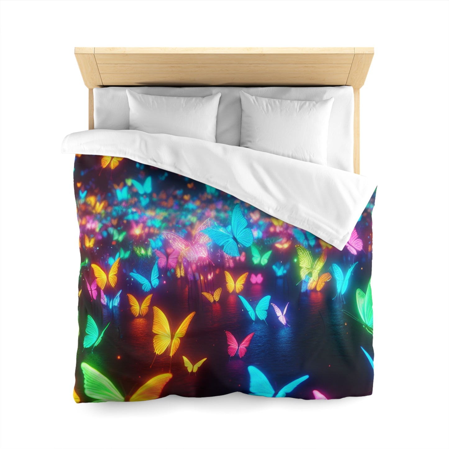 Adamo di Benvenuto - NEON Butterflies Microfiber Duvet Cover