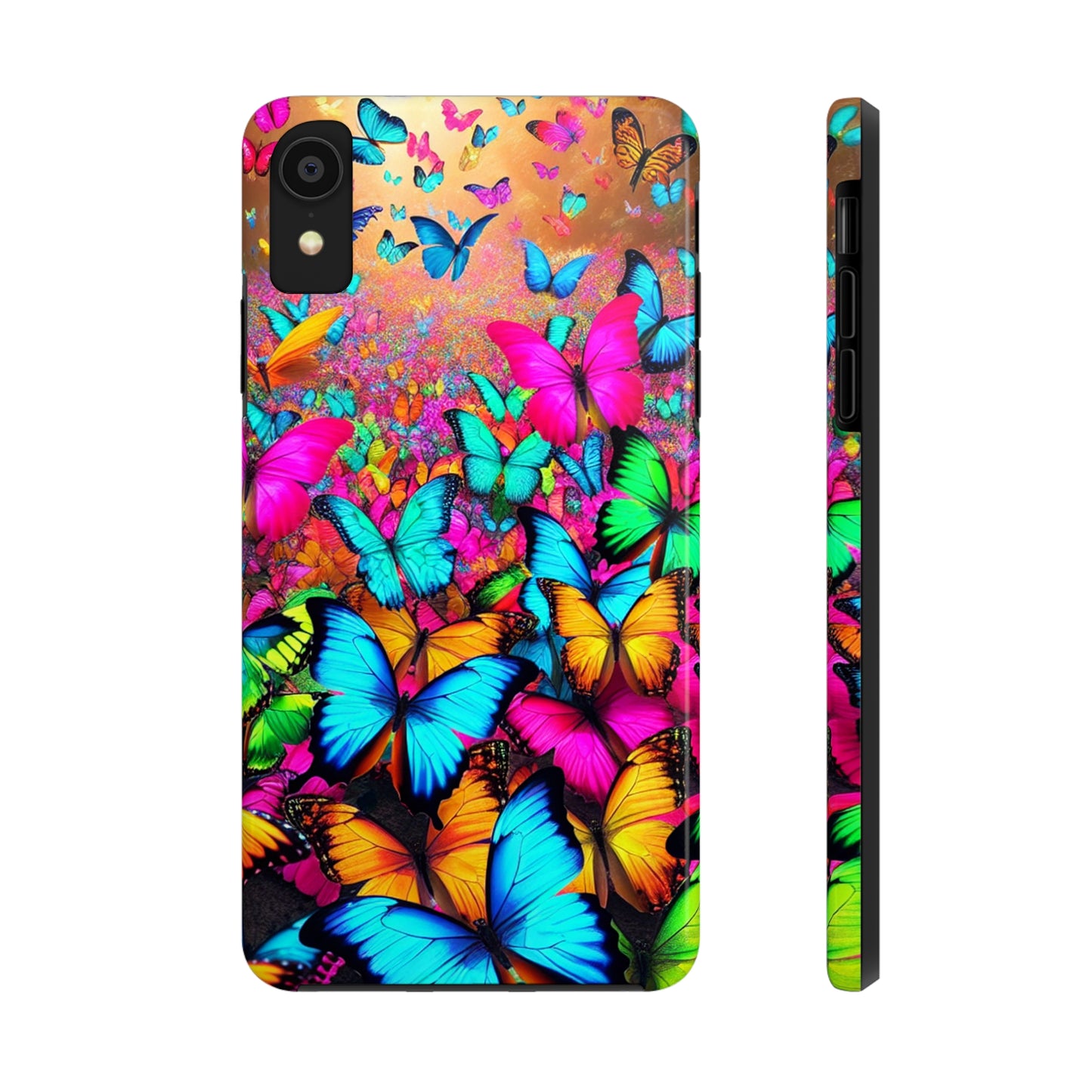 "Neonardie's Dreamscape" NEON Butterflies Tough Phone Case