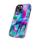 "Rainbow Dreams in Neon" NEON Unicorns Tough Phone Case