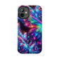"Butterfly Prism Eruption" NEON Butterflies Tough Phone Case