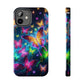 Neon Butterflies In Flight. NEON Butterflies Tough Phone Case