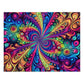 NeonInfinityVibe. - Neon Trippy Infinity Patterns Puzzle 30, 110, 252, and 1000 Pieces