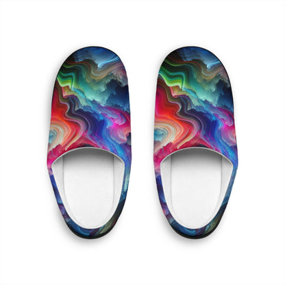 Leonardo da Fredo - Trippy Infity Patterns Men's Indoor Slippers