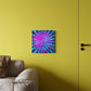 Cosmic Oasis Prismatic Dreaming. Trippy Infinity Patterns Acrylic Art Panel