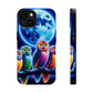 Neon Nocturnal Orbitals. Neon Owls Premium Art Magsafe Magnet Tough IPhone 13 14 15 Pro Plus Max and Mini in Matte and Glossy Phone cases