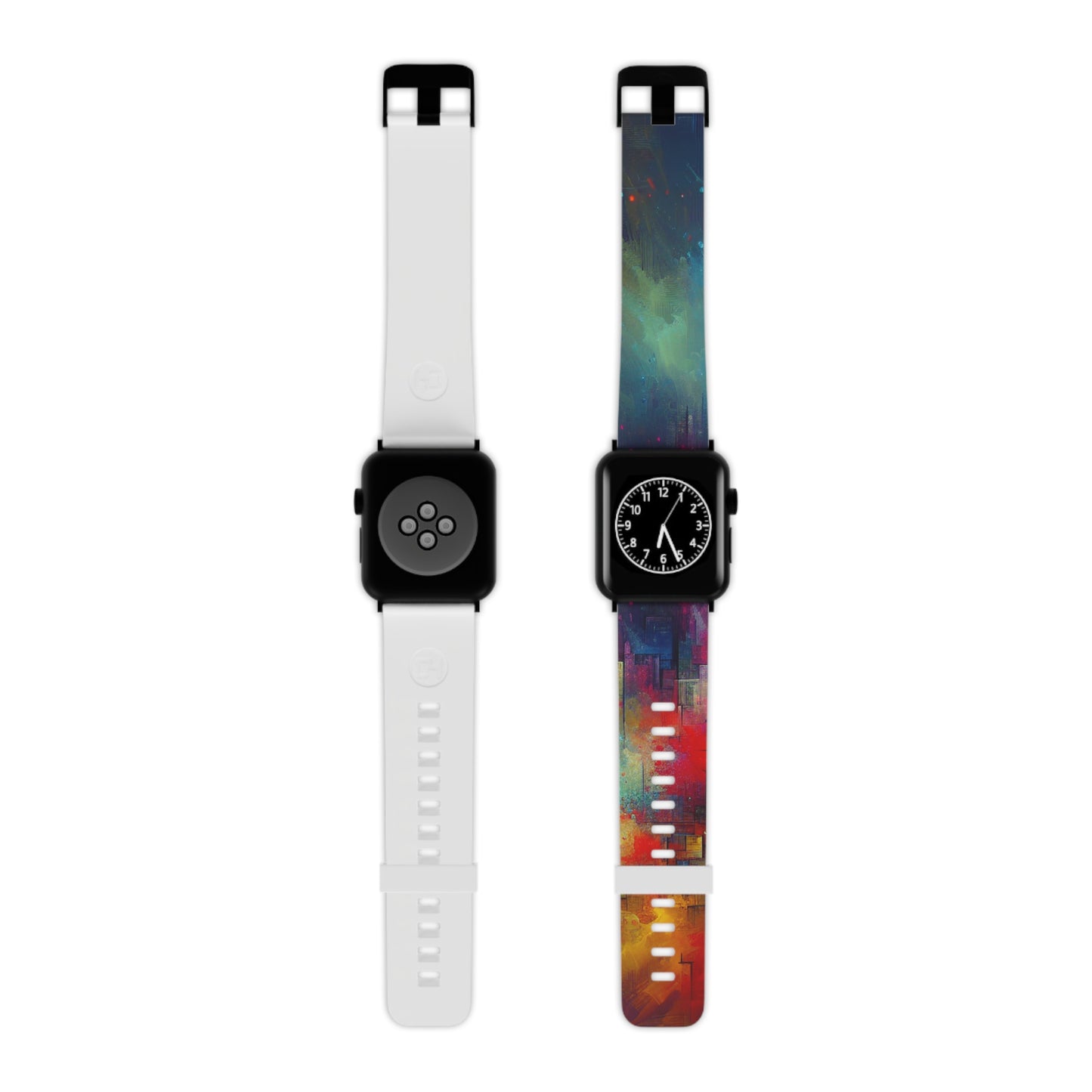 "Neon Transcendence" - Trippy Infinity Patterns Iwatch Band