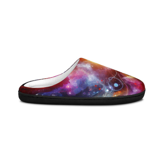 Johannes van Meerbeeck - Trippy Infity Patterns Men's Indoor Slippers