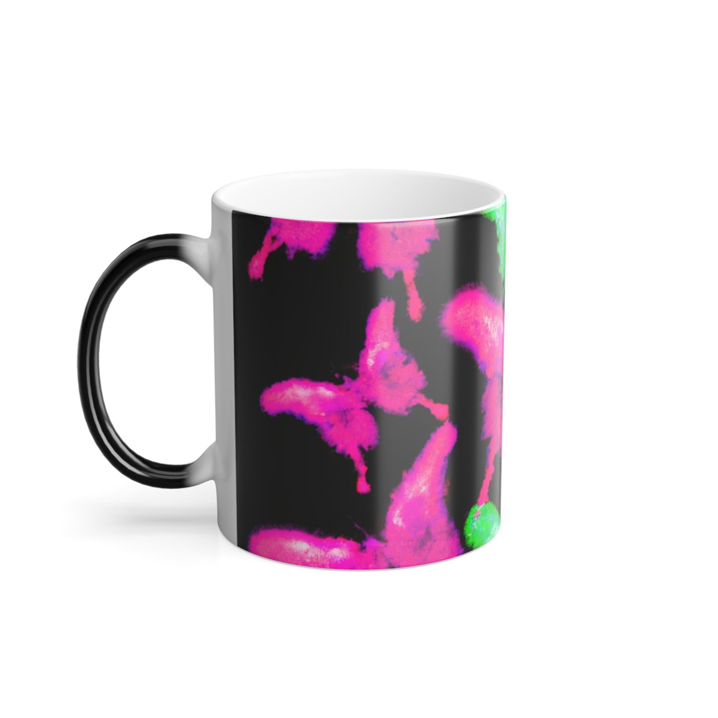 Neon Buttery Splendour Neon Butterflies 11oz Color Morphing Mug