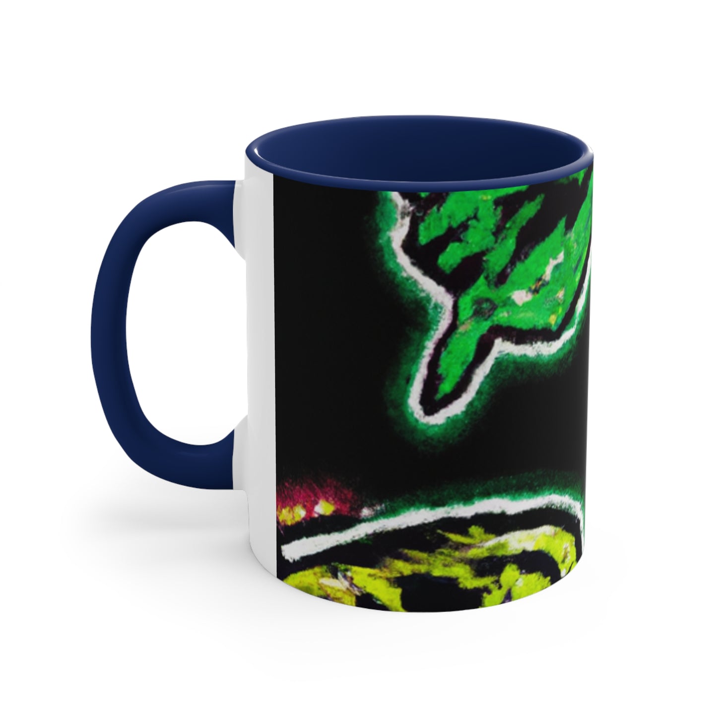 "Neon Splendor Symphony" Butterflies 11oz Mug