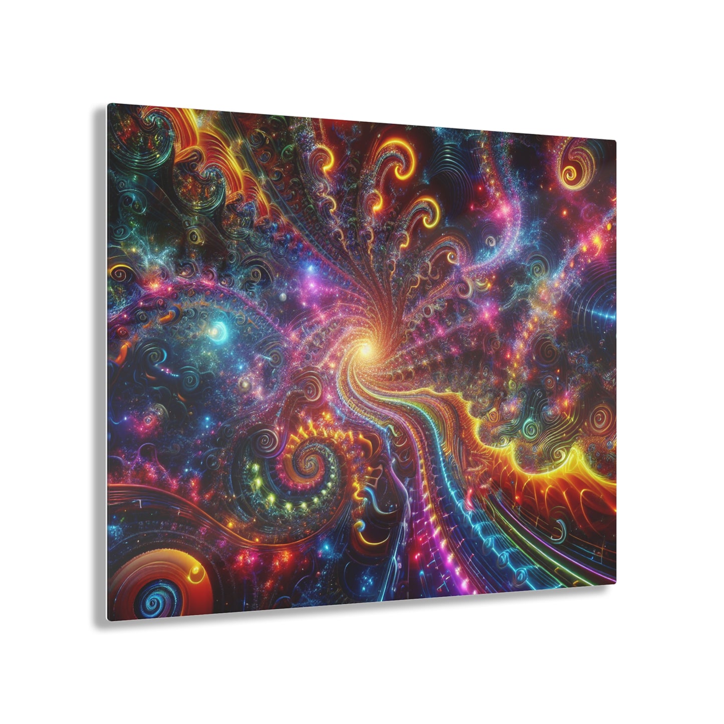 Interstellar Illuminexion Trippy infinity Pattern 1/4" Glossy Acrylic Art