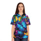 Neon Butterfly Bliss. Neon Butterflies Womans Jersey