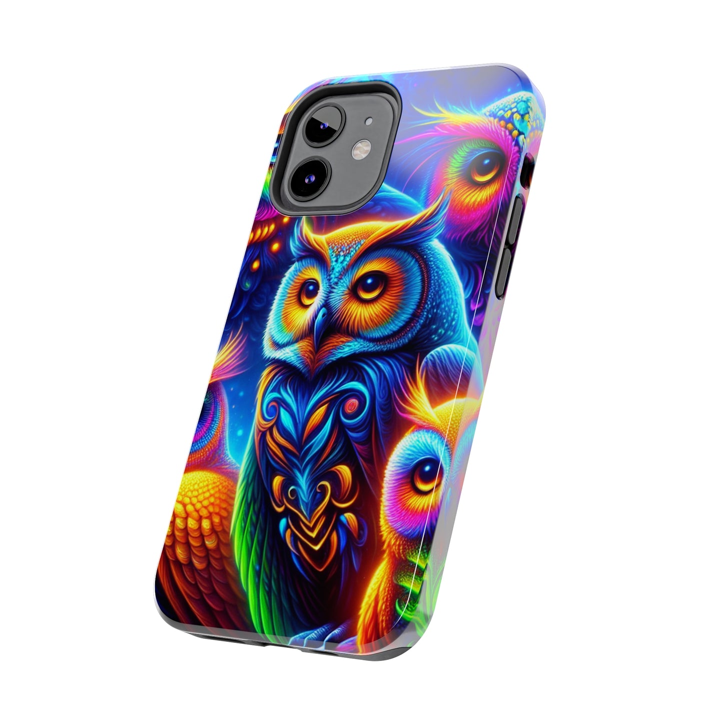 Neon Night Owls. NEON Owls Tough Phone Case