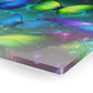 "Glowing Prismatic Butterflies" NEON Butterflies Art 1/4" Glossy Acrylic Art