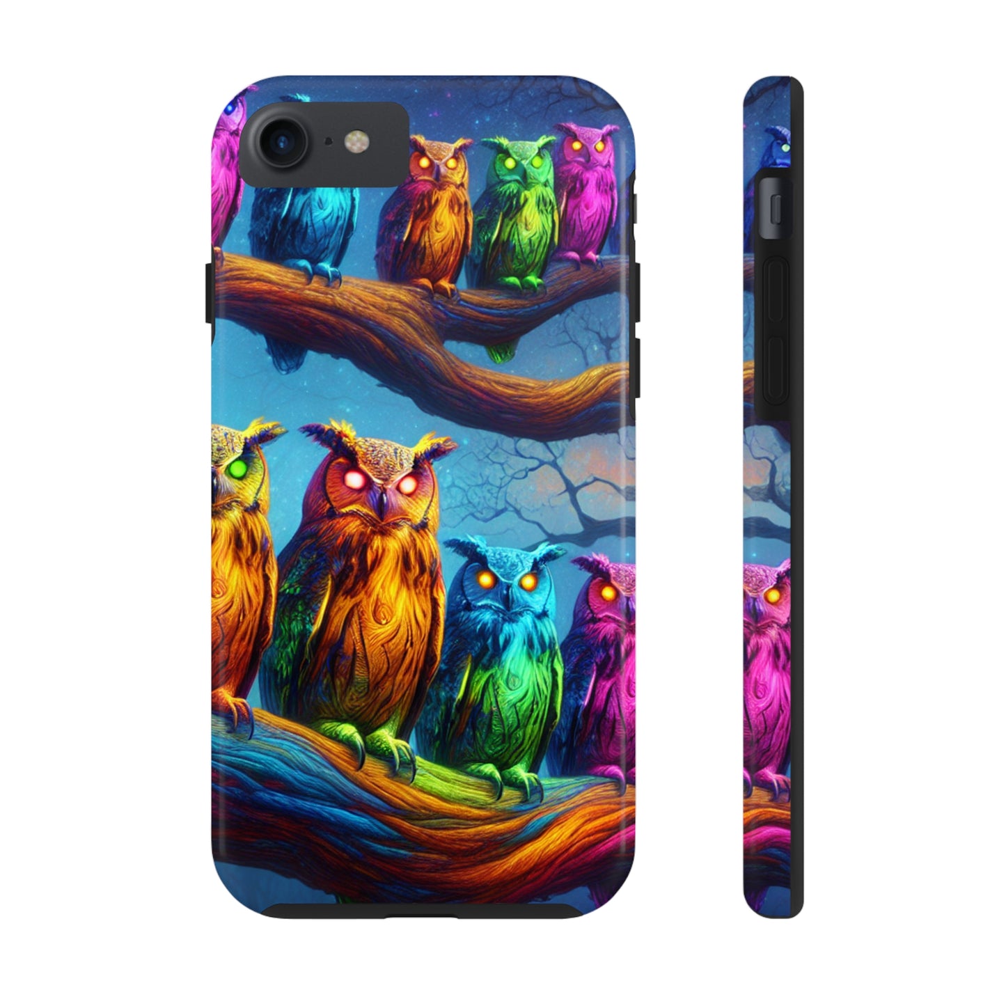 Neon Nocturnal Jazz NEON Owls Tough Phone Case