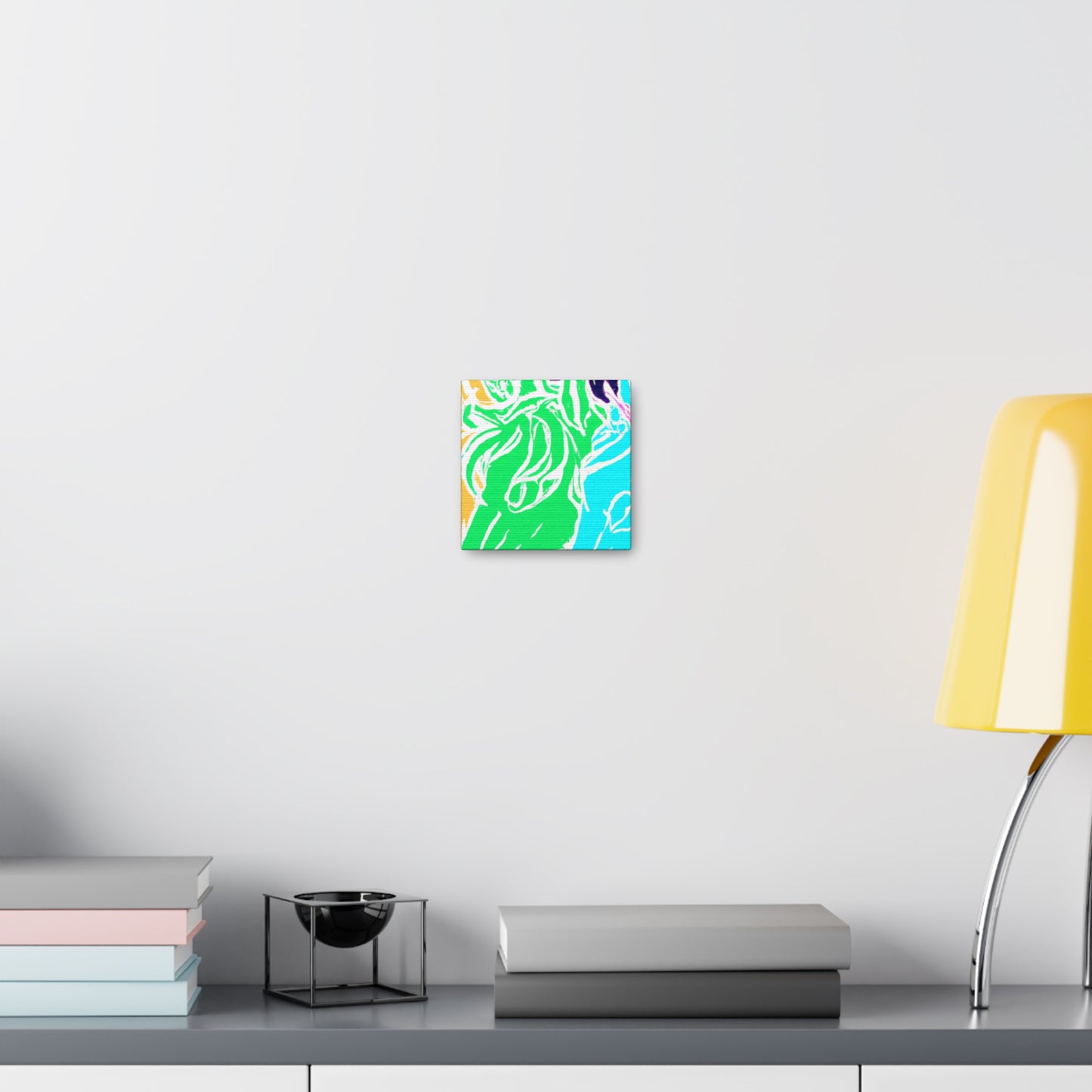 Neon Herd-scape NEON Unicorns Art Canvas