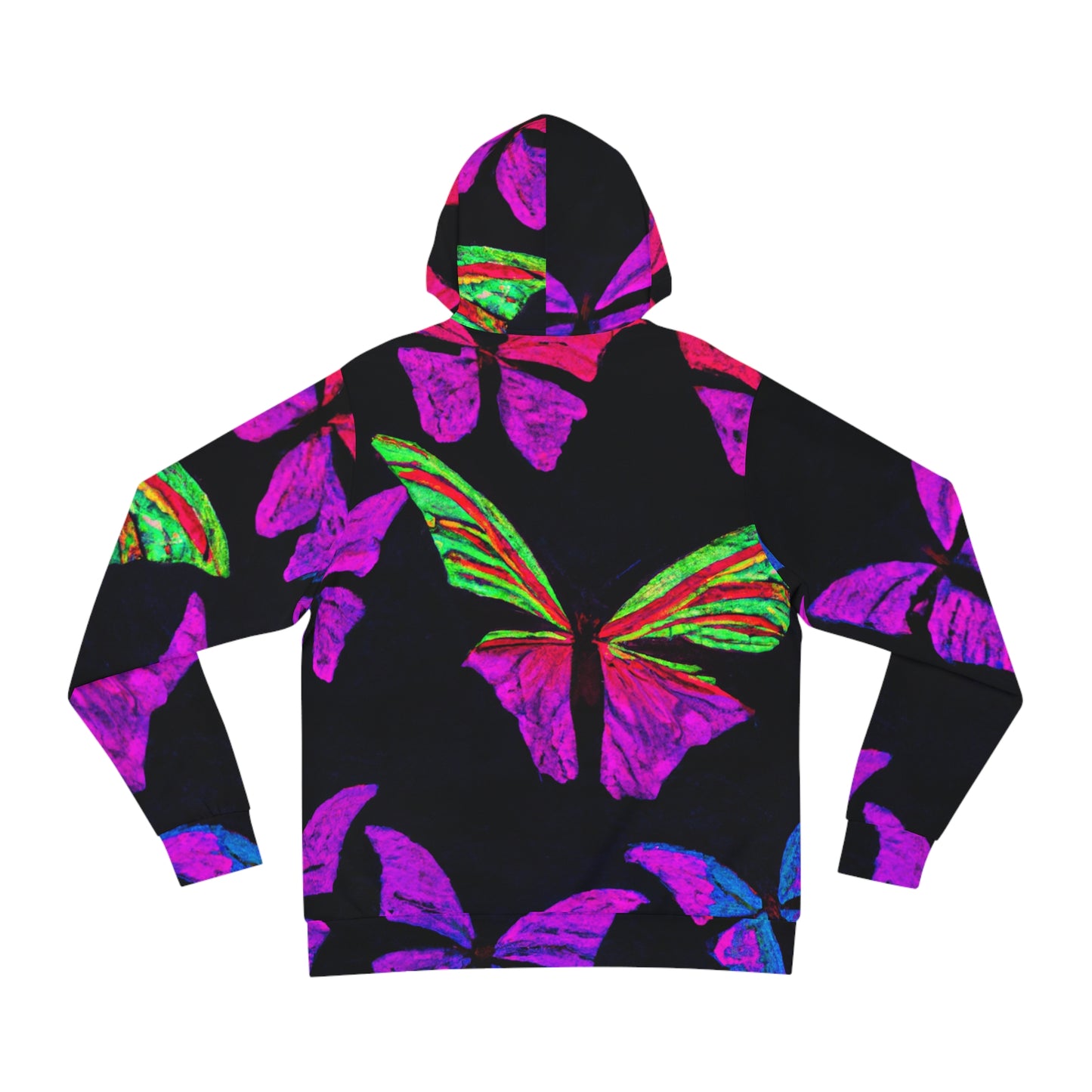 "Butterfly Technicolour Dreamscape" - Butterflies AOP Hoodie
