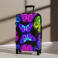 Neon Flight Fantasy - Neon Butterflies  Suitcase