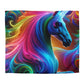 Giovanni Caravaggio - NEON Unicorns Microfiber Duvet Cover