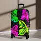 'Glowy Rainbow Awakening' - Neon Butterflies  Suitcase