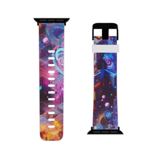 and highlighting

Galactic Illumination - Trippy Infinity Patterns Iwatch Band