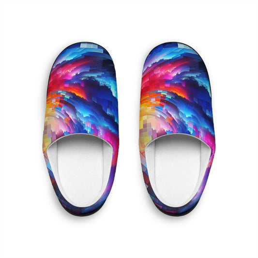 Giovanni Bellini - Trippy Infity Patterns Men's Indoor Slippers