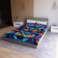 Giovanni da Cresta - NEON Owls Microfiber Duvet Cover